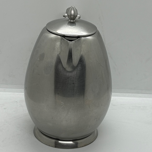 Vintage Arnbee Japan 18-8 Stainless Steel Pitcher Creamer-Tea Pot 7”inch.Tall - Picture 5 of 15
